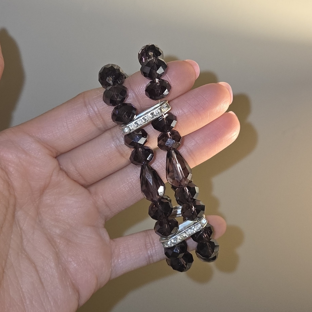 Purple Beaded Fashion Bracelet